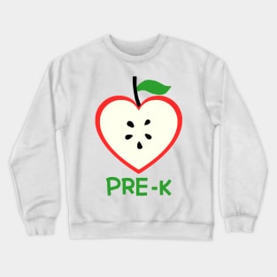 Pre-k teacher heart - cute pre school teacher gift Crewneck Sweatshirt